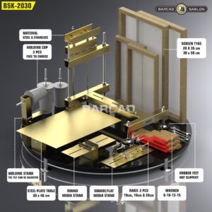 Multifunctional Round Square Flat CUP Screen Printing Tool