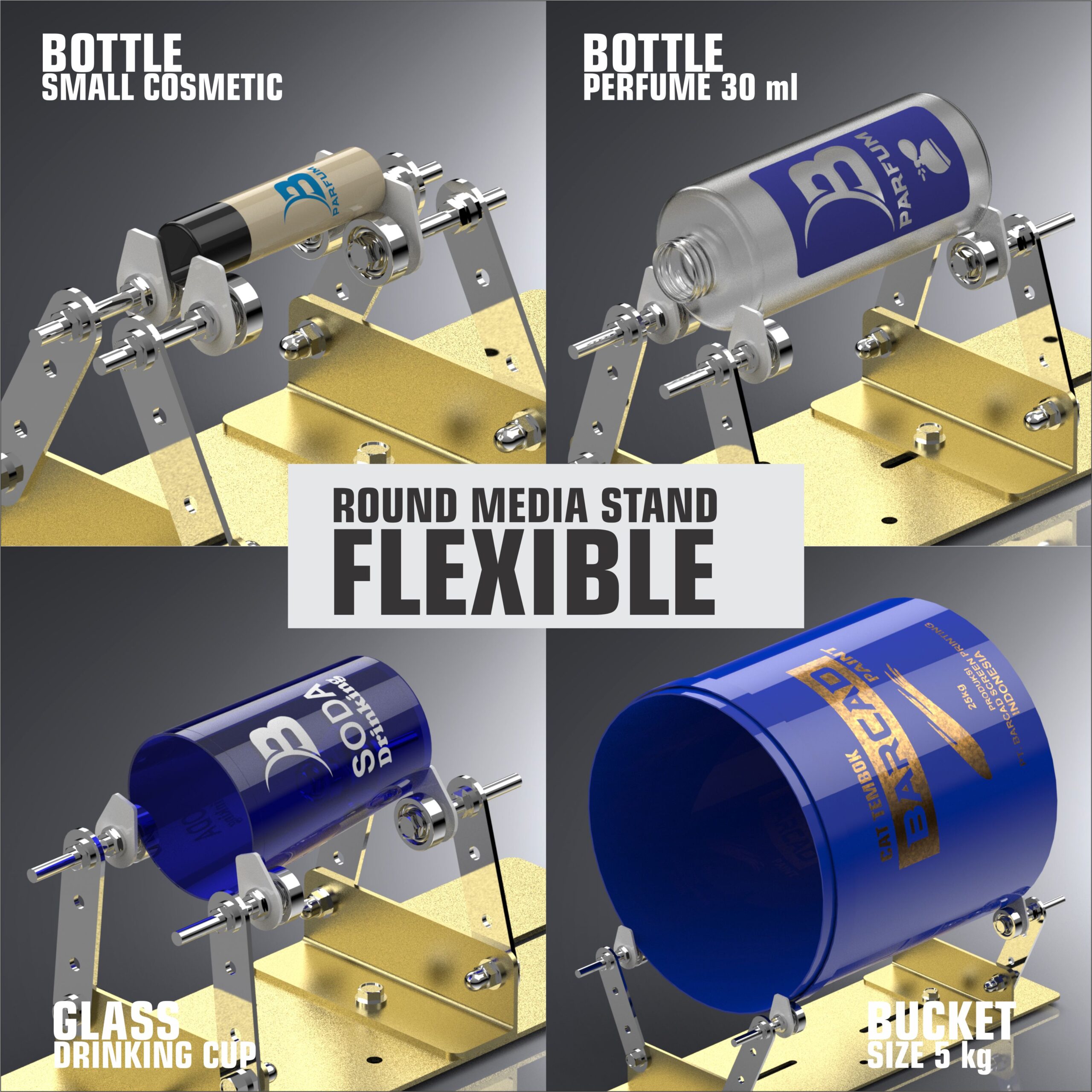 Multifunctional Round Square Flat CUP Screen Printing Tool - Image 2