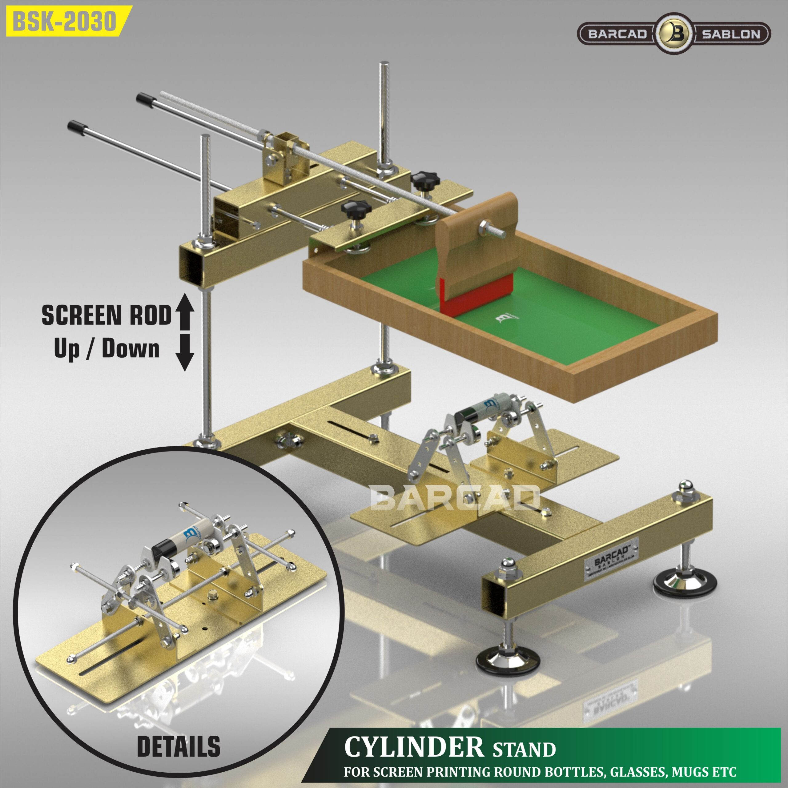 Multifunctional Round Square Flat CUP Screen Printing Tool - Image 3