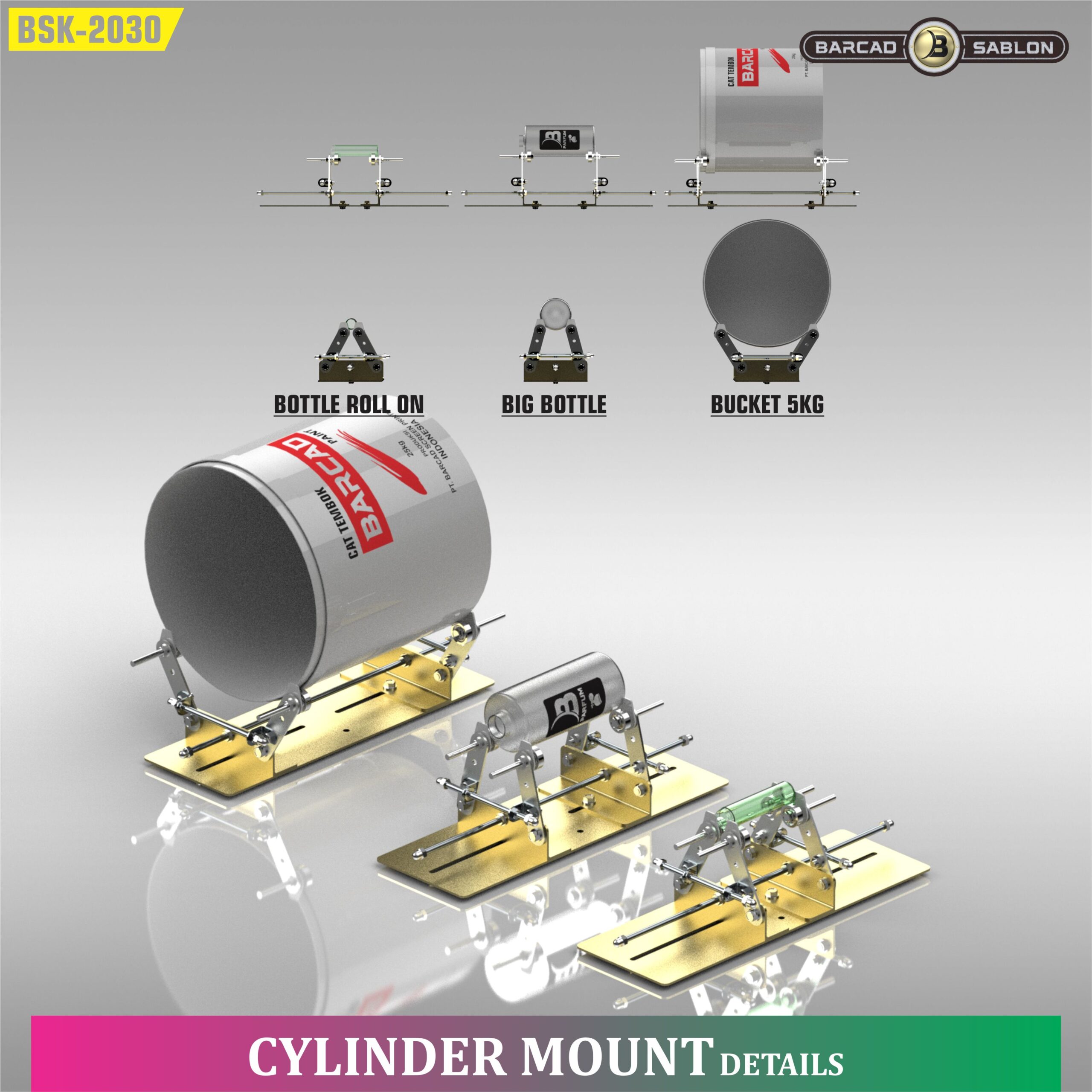 Multifunctional Round Square Flat CUP Screen Printing Tool - Image 8