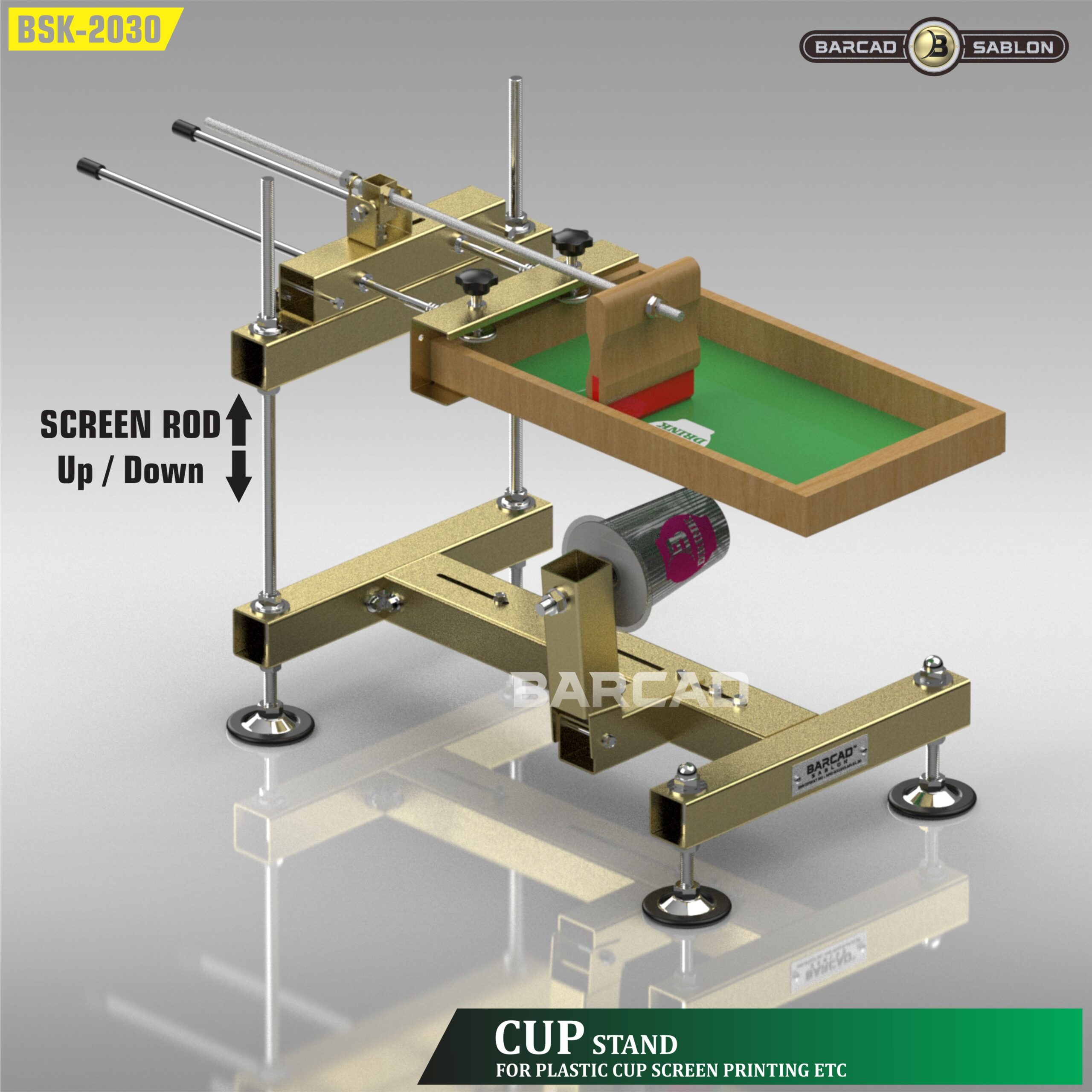 Multifunctional Round Square Flat CUP Screen Printing Tool - Image 13